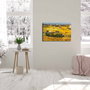 Wallity Cuadro sobre lienzo La cosecha de Vincent Van Gogh 45 x 70 cm